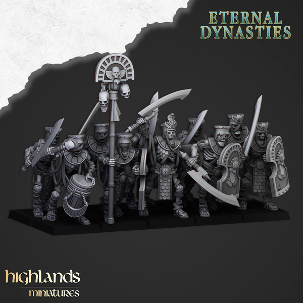 Ancient Guard with Command Group (hand weapons)