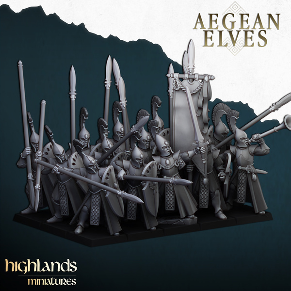 Aegean Elves Spearmen