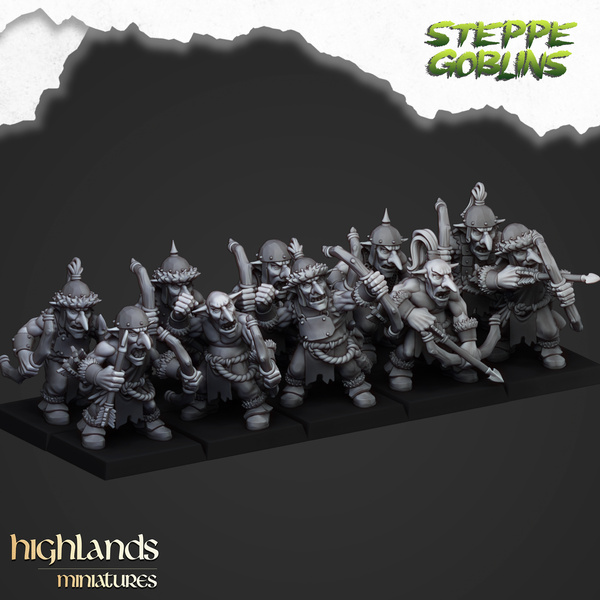 Steppe Goblins with Command Group (bows)