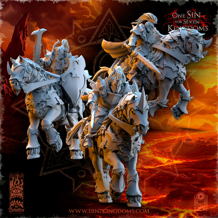 Realms of Mayhem Knights with Command Group (swords)