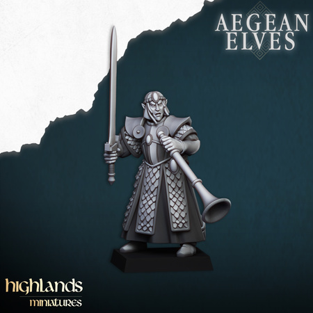 Aegean Elves Swords of Messara with Command Group