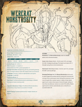 Wererat Monstrosity
