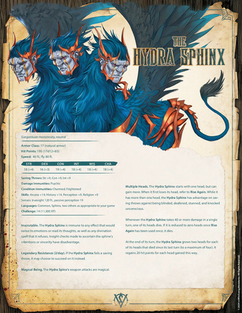 Hydra Sphinx (pose 1)