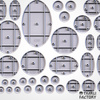 2x Xeno Technology - Oval base 105x70