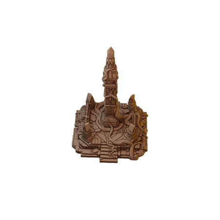 Set of Sacred Stone Shrines in Jungle Temple Ruins