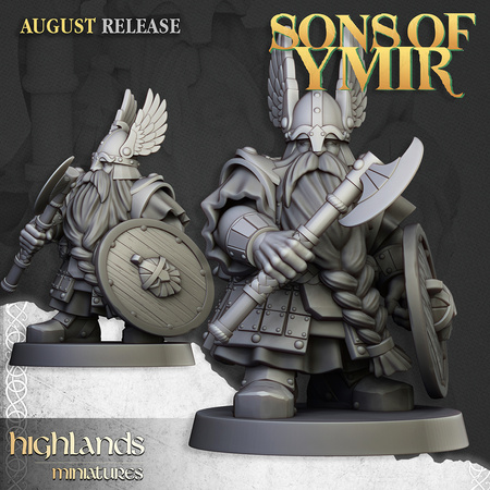 Dwarf Veterans Unit with Command Group