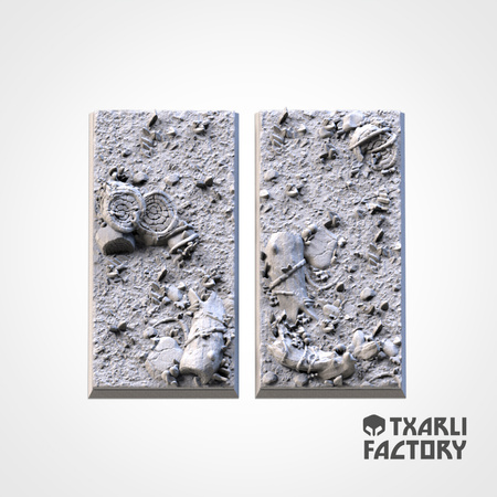 2x Forest - Rectangular base 100x50