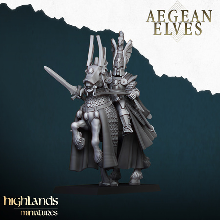 Aegean Elf Mounted Lord (sword)