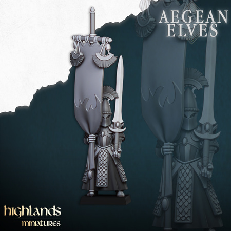 Aegean Elves Swords of Messara with Command Group