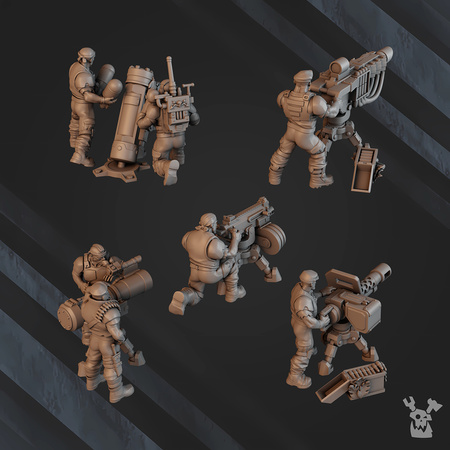 Green Hell Division Heavy Fire Support Squad