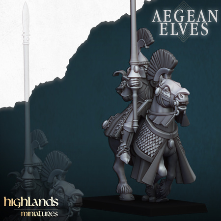 Aegean Elves Mounted Lances