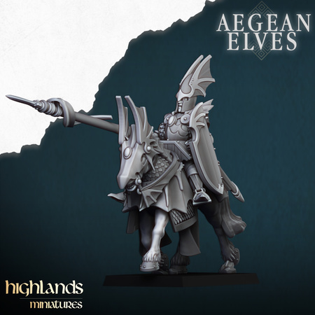 Aegean Elves Mounted Dragons with Command Group