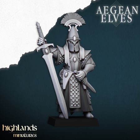 Aegean Elves Swords of Messara with Command Group