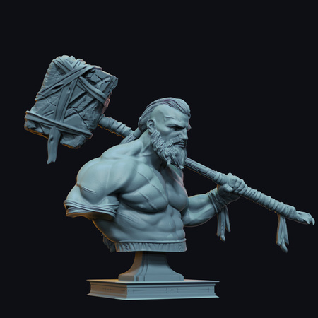 Aernul the Fearless - Barbarian Bust