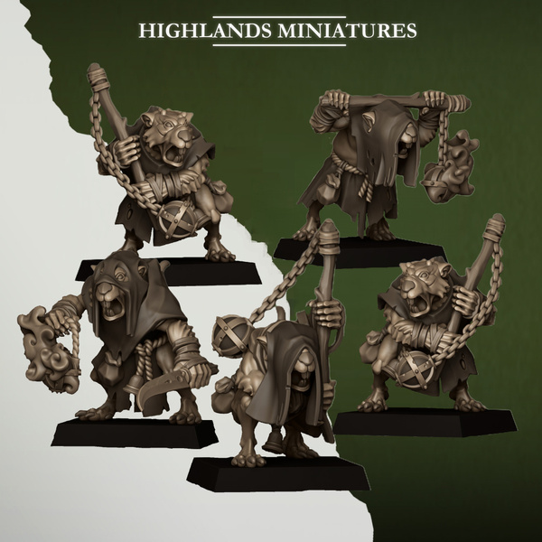 Vermin Acolytes (with censer)