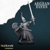 Aegean Elves Spearmen with Command Group