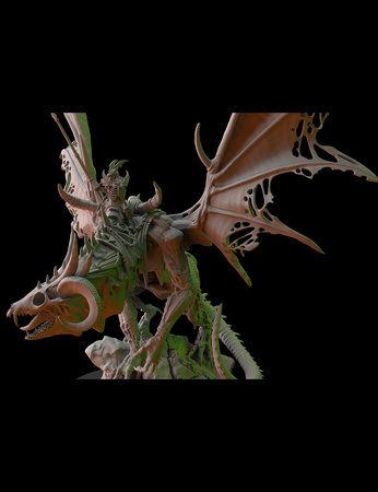 Vampire Lord on resurrected dragon