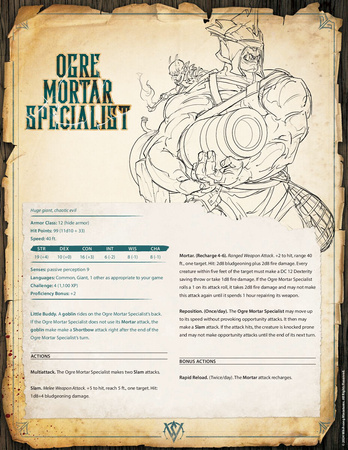 Ogre Mortar Specialist