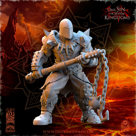 Realms of Mayhem Barbarians with Command Group (flails)