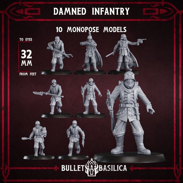 Damned Infantry (pre-assembled)