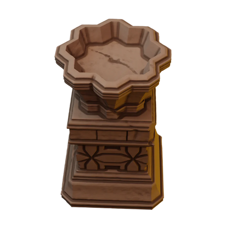 Set of Ancient Stone Scatter Terrain in Jungle Temple Ruins