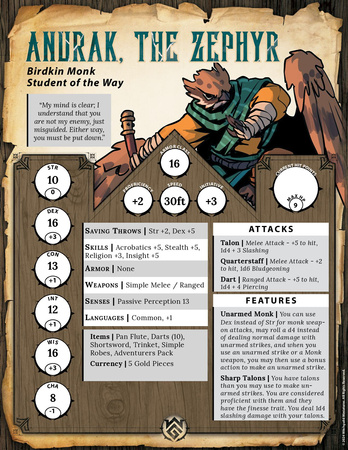 Anurak, the Zephyr