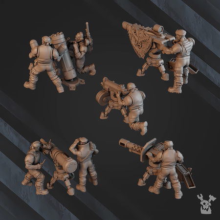 Green Hell Division Heavy Fire Support Squad