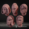 War Sisters Heads x5