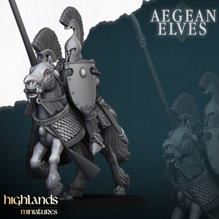 Aegean Elves Mounted Lances