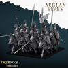 Aegean Elves Mounted Lances with Command Group