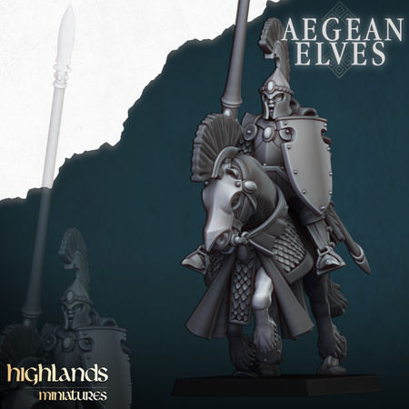 Aegean Elves Mounted Lances