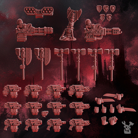 Crimson Wings Destroyers Squad Easy-to-build