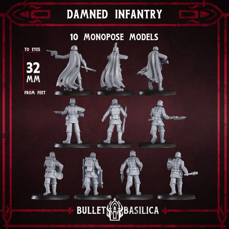 Damned Infantry (pre-assembled)