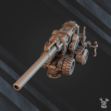 Heavy Artillery Mount with Earthquaker Cannon & Gorgon Siege Gun