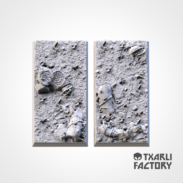 2x Forest - Rectangular base 100x50