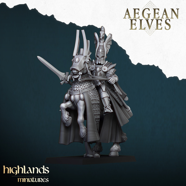 Aegean Elf Mounted Lord (sword)